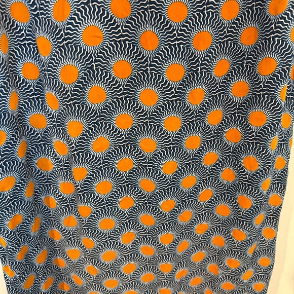 Orange and Black Patterned Tank Top - Picture 3 of 9